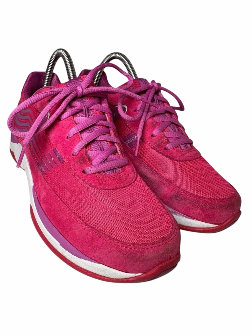 Dansko Shayla Pink Suede Mesh Walking Sneakers EU 39